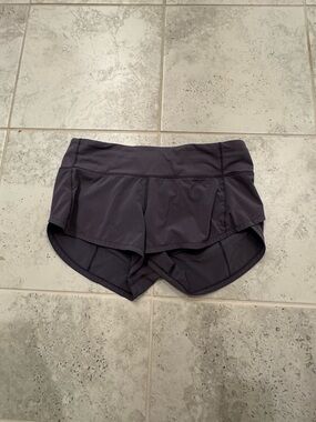 Lululemon Purple Speed-Up Shorts